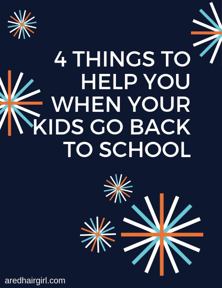 4 Things to Help You When Your Kids Go Back to School