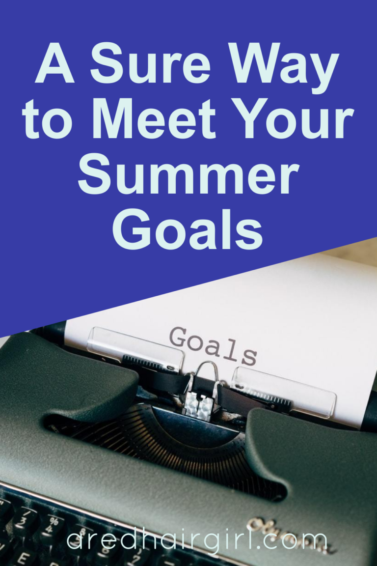 A Sure Way to Meet Your Summer Goals