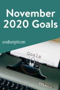 November 2020 Goals